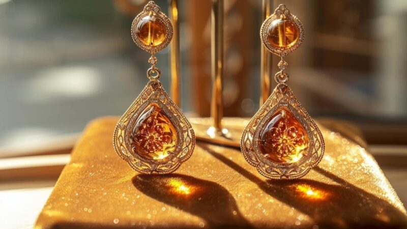 Bijoux : choisir les meilleures boucles d’oreilles ambre